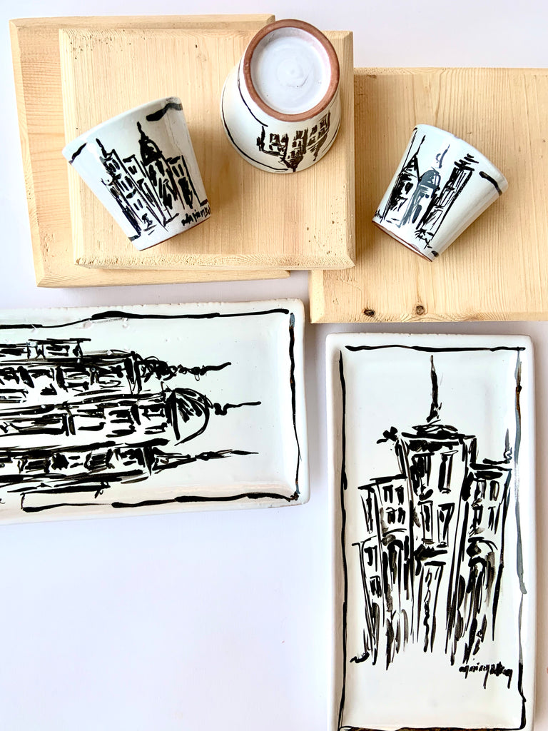 The Town | hand painted ceramics